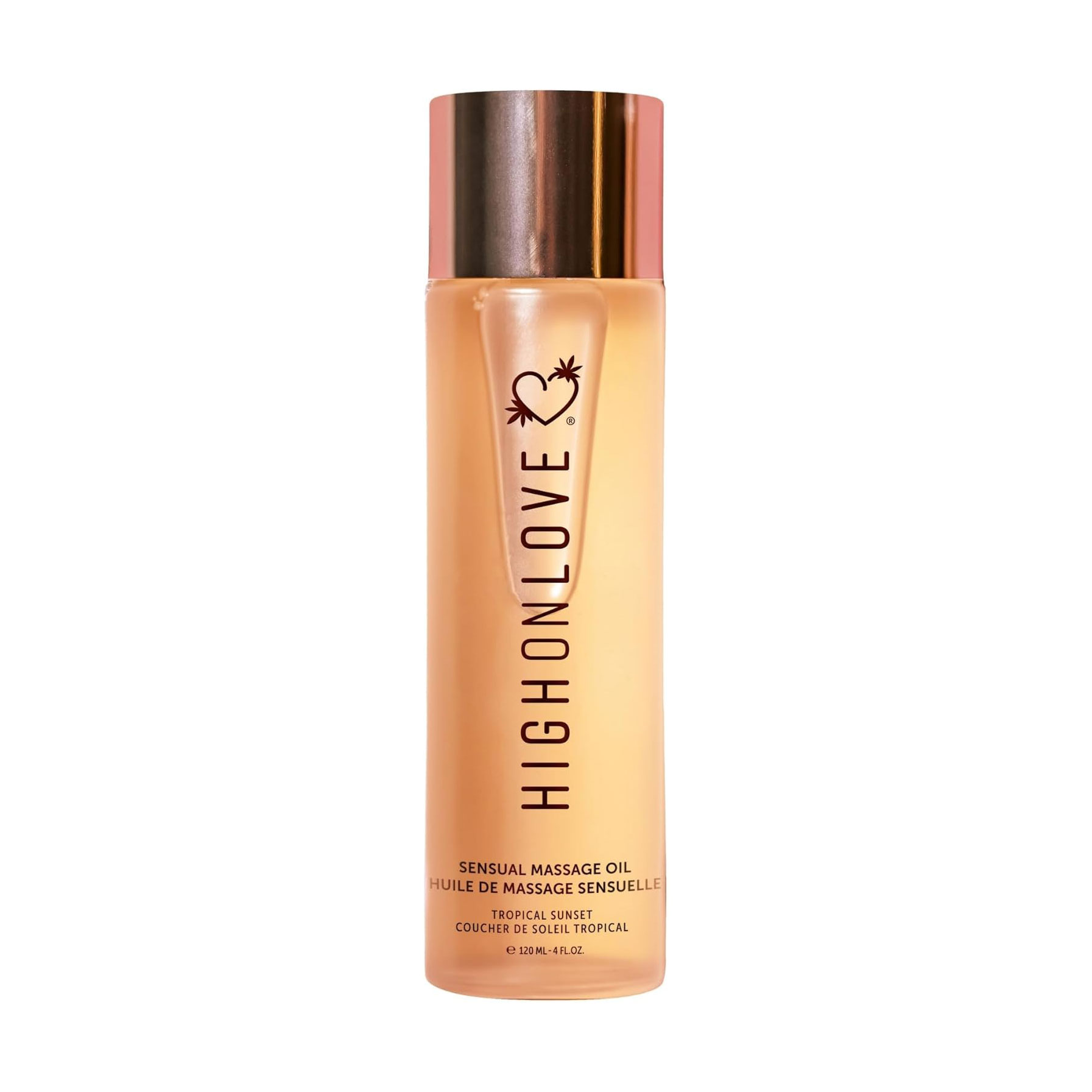 Масажна олія для тіла HighOnLove Sensual Massage Oil з ароматом тропічних фруктів, 120 мл