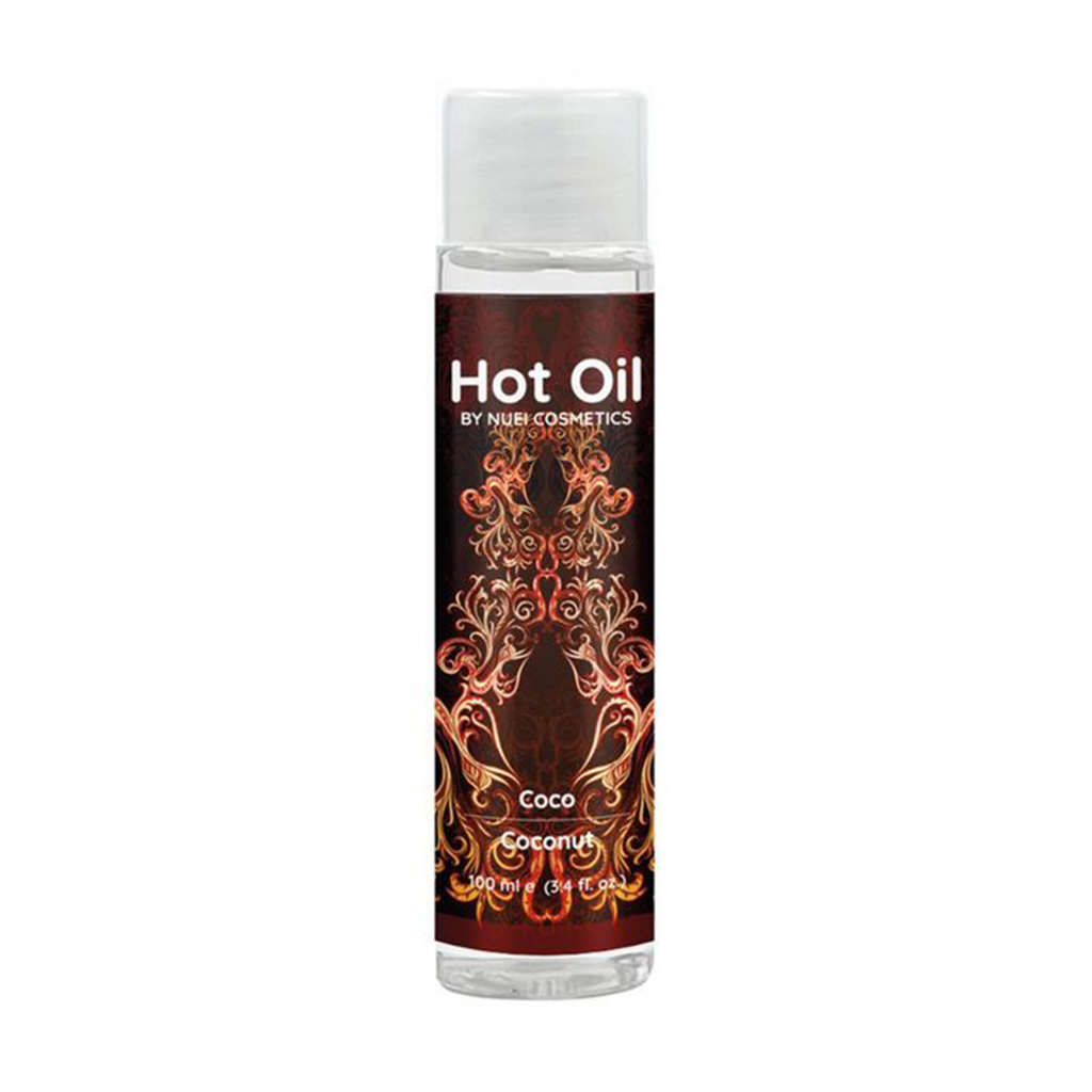 Розігрівальна їстівна масажна олія Nuei Hot Oil, Coconut, 100 мл