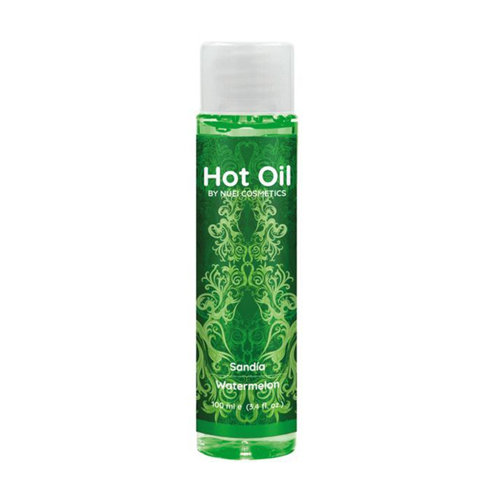 Розігрівальна їстівна масажна олія Nuei Hot Oil, Watermelon, 100 мл